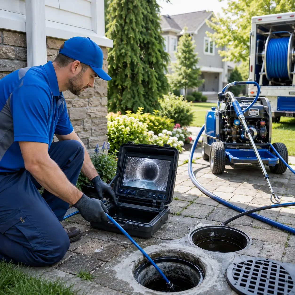 Outdoor drain cleaning professionals serving Newton, IL